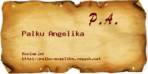 Palku Angelika névjegykártya